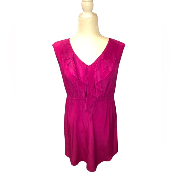 Rebecca Taylor Dresses & Skirts - Rebecca Taylor Raspberry Mini Dress 100% Silk